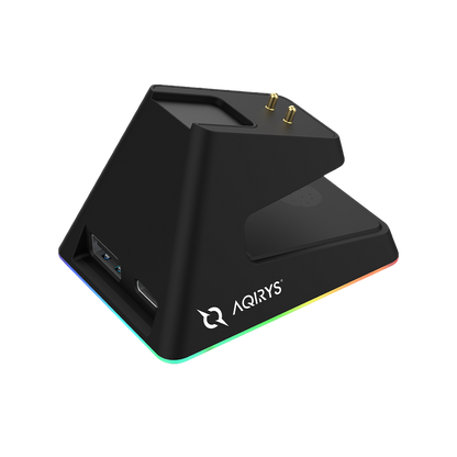 AQIRYS Myszka Dual Mode: Wirelles+Wired ZEPHYR black