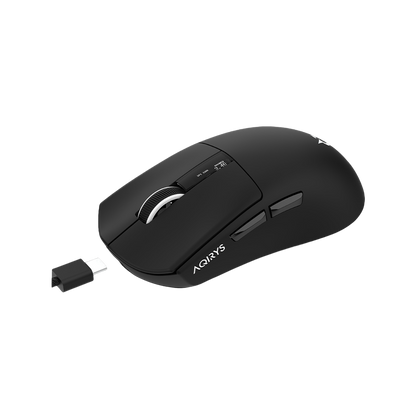 AQIRYS Myszka Dual Mode: Wirelles+Wired ZEPHYR black