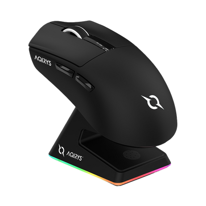 AQIRYS Myszka Dual Mode: Wirelles+Wired ZEPHYR black