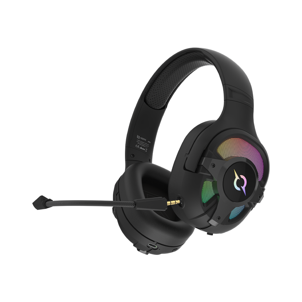 AQIRYS Słuchawki Dual Mode: Wirelles&BT+Wired ARA black