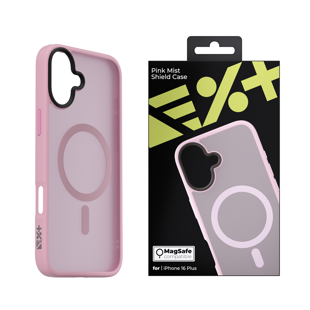 NEXT ONE Etui Mist Shield MagSafe iPhone 16 Plus pink