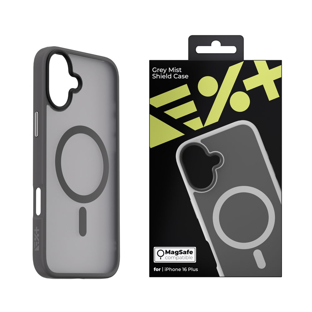 NEXT ONE Etui Mist Shield MagSafe iPhone 16 Plus grey