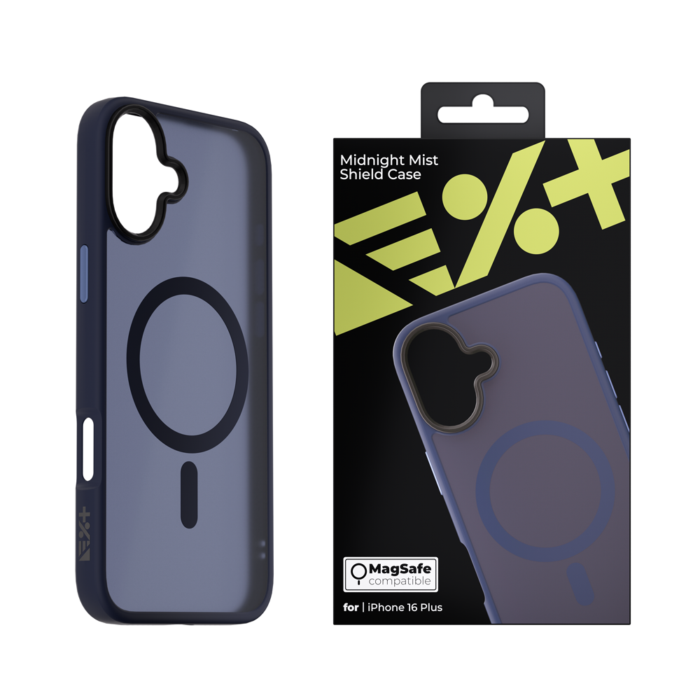 NEXT ONE Etui Mist Shield MagSafe iPhone 16 Plus midnight blue