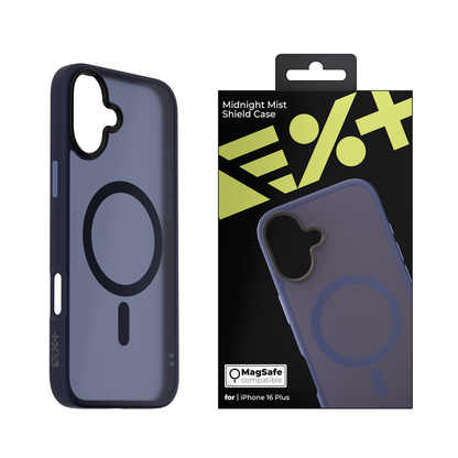 NEXT ONE Etui Mist Shield MagSafe iPhone 16 Plus midnight blue