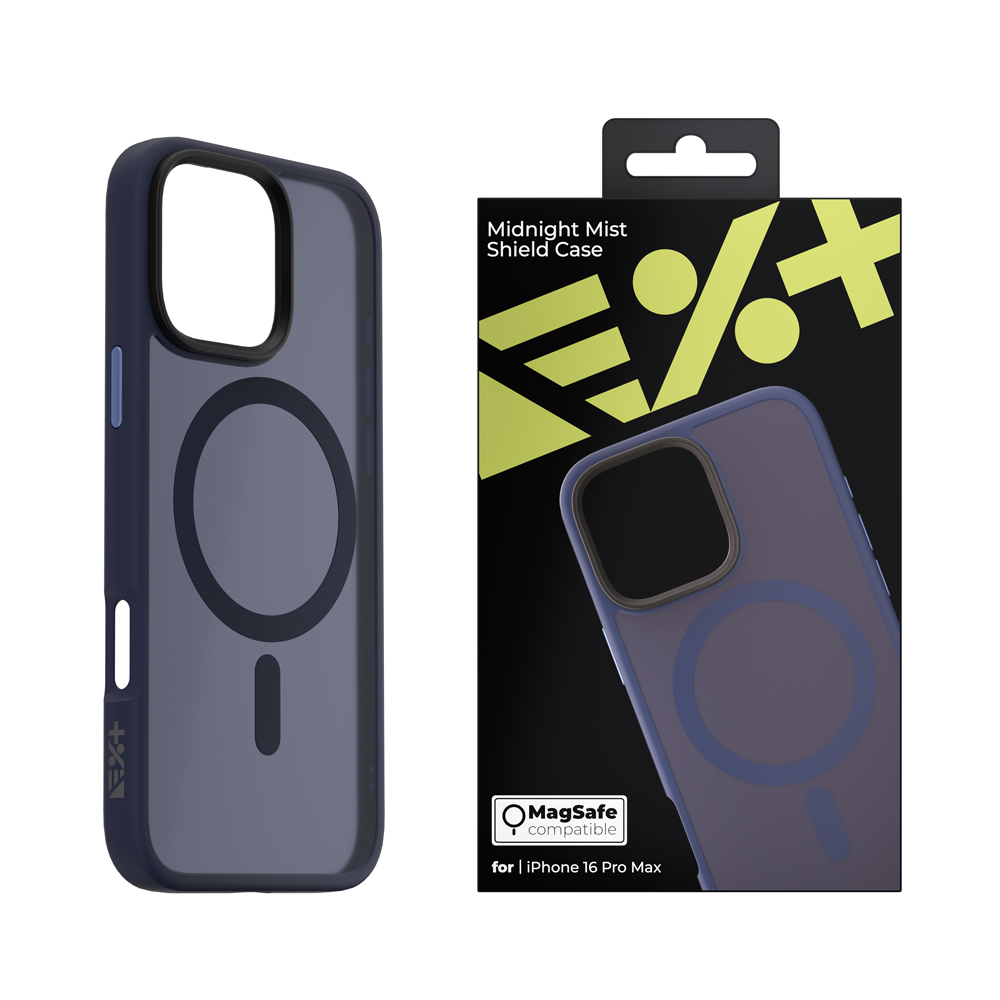NEXT ONE Etui Mist Shield MagSafe iPhone 16 Pro Max midnight blue