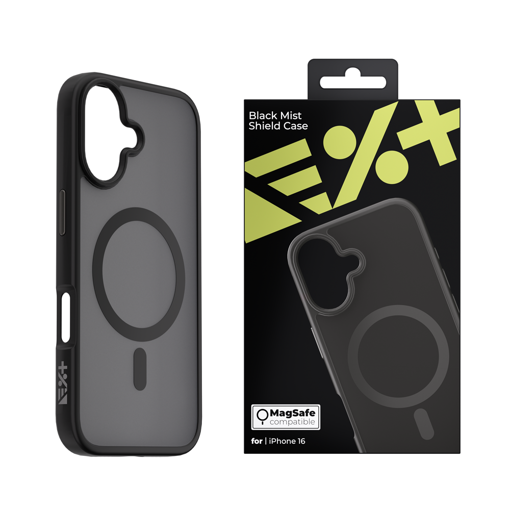 NEXT ONE Etui Mist Shield MagSafe iPhone 16 black
