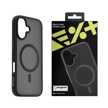 NEXT ONE Etui Mist Shield MagSafe iPhone 16 black