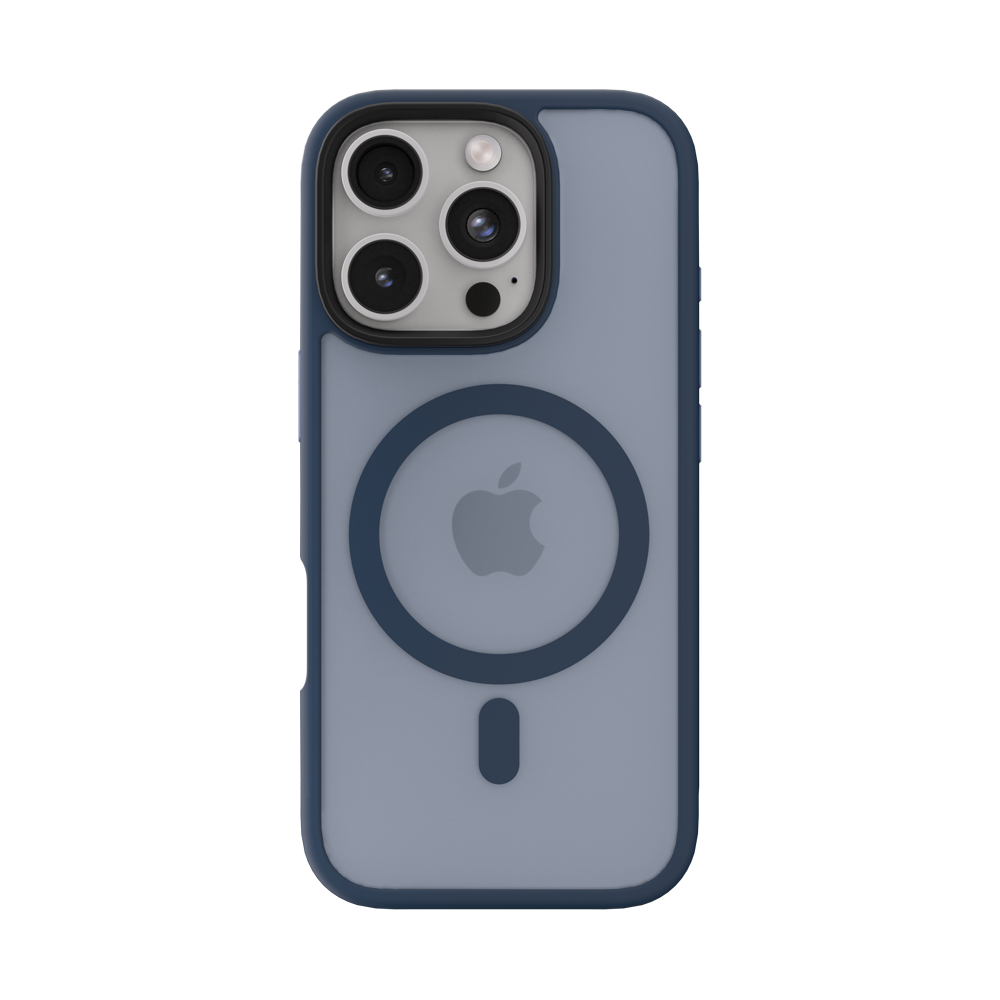 NEXT ONE Etui Mist Shield MagSafe iPhone 16 Pro midnight blue