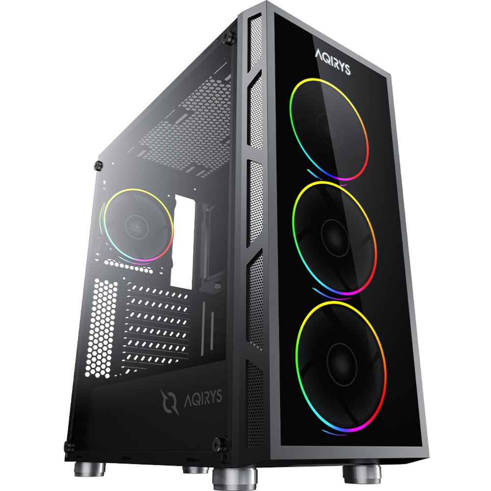 AQIRYS Obudowa do komputera ANTARES ARGB black