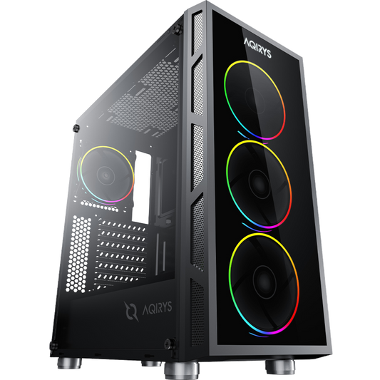 AQIRYS Obudowa do komputera ANTARES ARGB black