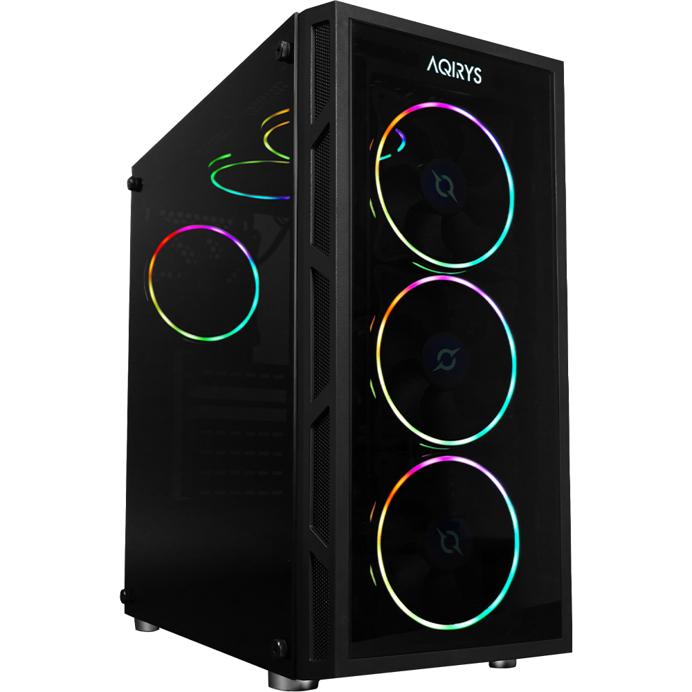 AQIRYS Obudowa do komputera ANTARES ARGB black