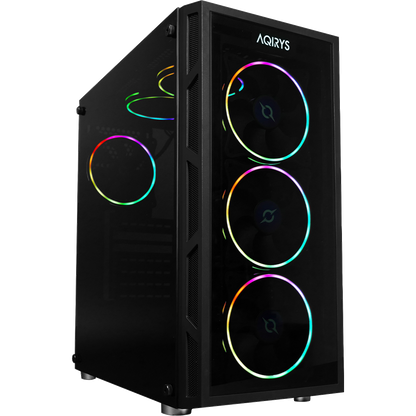 AQIRYS Obudowa do komputera ANTARES ARGB black