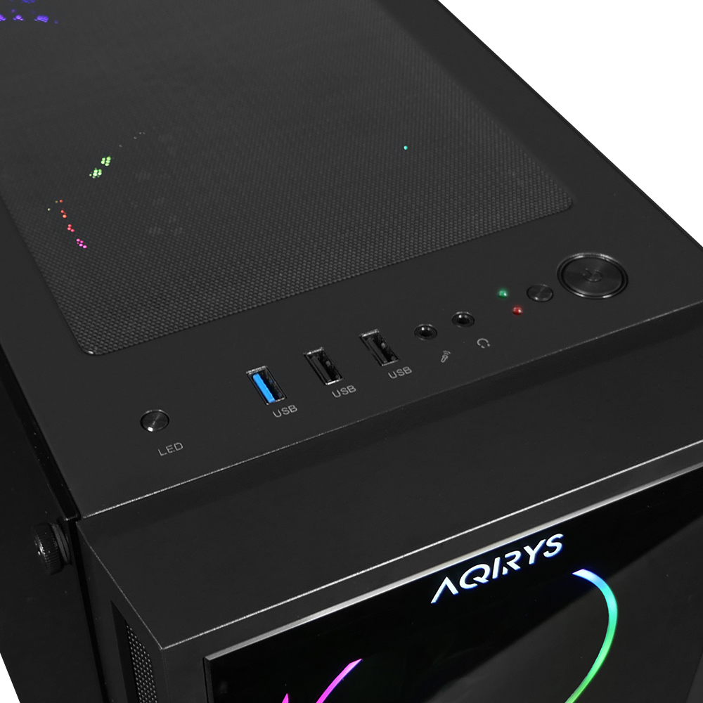AQIRYS Obudowa do komputera ANTARES ARGB black