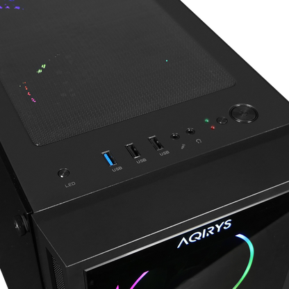 AQIRYS Obudowa do komputera ANTARES ARGB black