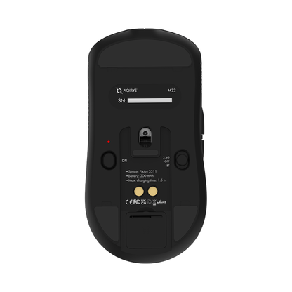 AQIRYS Myszka Dual Mode: Wirelles+Wired M32 black