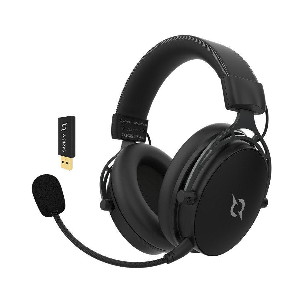 AQIRYS Słuchawki bezprzewodowe Wirelles 2.4GHz ANDROMEDA PRO black