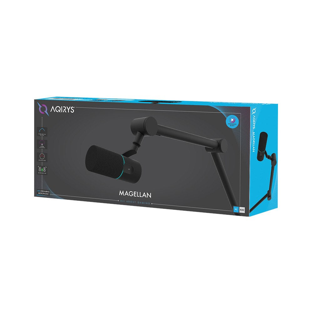 AQIRYS Mikrofon przewodowy MAGELAN black