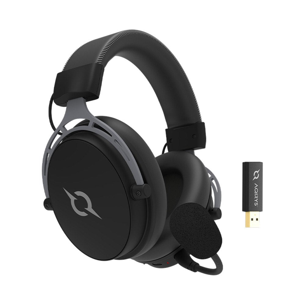 AQIRYS Słuchawki bezprzewodowe Wirelles 2.4GHz ANDROMEDA PRO black