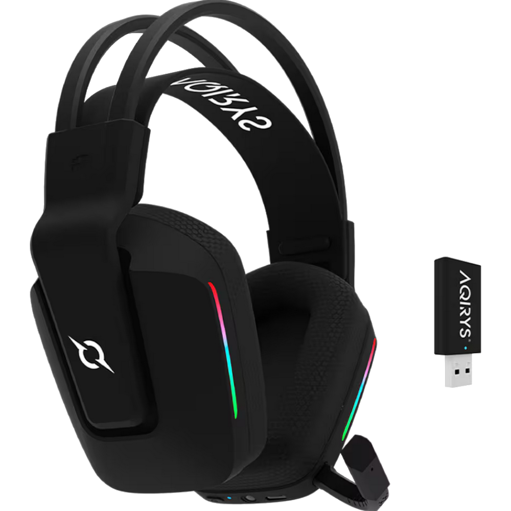 AQIRYS Słuchawki Dual Mode: Wirelles&BT+Wired ALYA V2.0 black