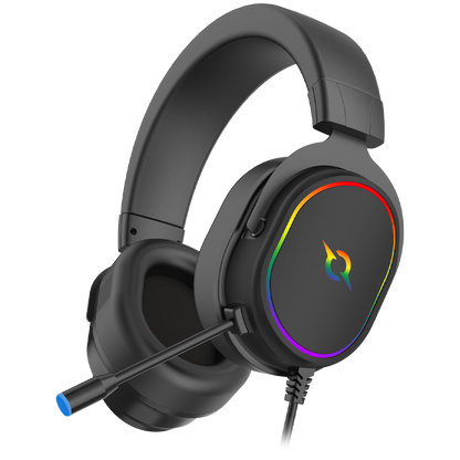 AQIRYS Słuchawki przewodowe ALTAIR 7.1 RGB black