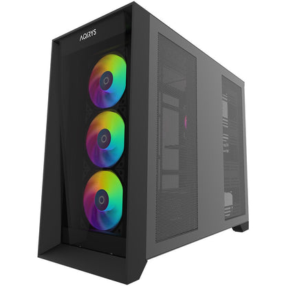 AQIRYS Obudowa do komputera XO-1 ARGB black