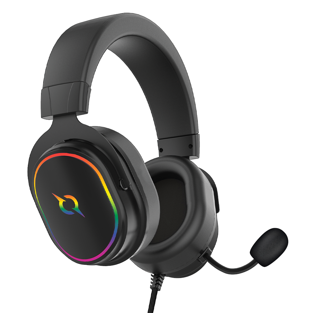 AQIRYS Słuchawki przewodowe ALTAIR 7.1 RGB black