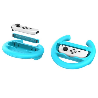 YAXO Uchwyt do Joy-Con WHEELS SET do NS/NS2 Inferno Orange&Hydro Blue