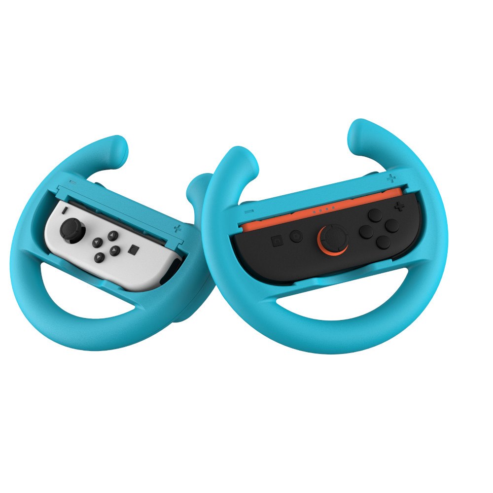 YAXO Uchwyt do Joy-Con WHEELS SET do NS/NS2 Inferno Orange&Hydro Blue