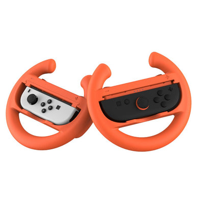 YAXO Uchwyt do Joy-Con WHEELS SET do NS/NS2 Inferno Orange&Hydro Blue