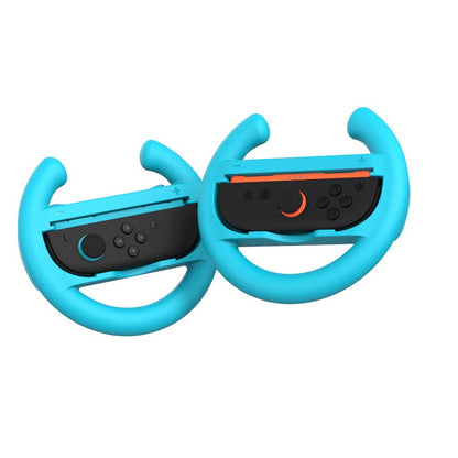 YAXO Uchwyt do Joy-Con WHEELS SET do NS/NS2 Inferno Orange&Hydro Blue