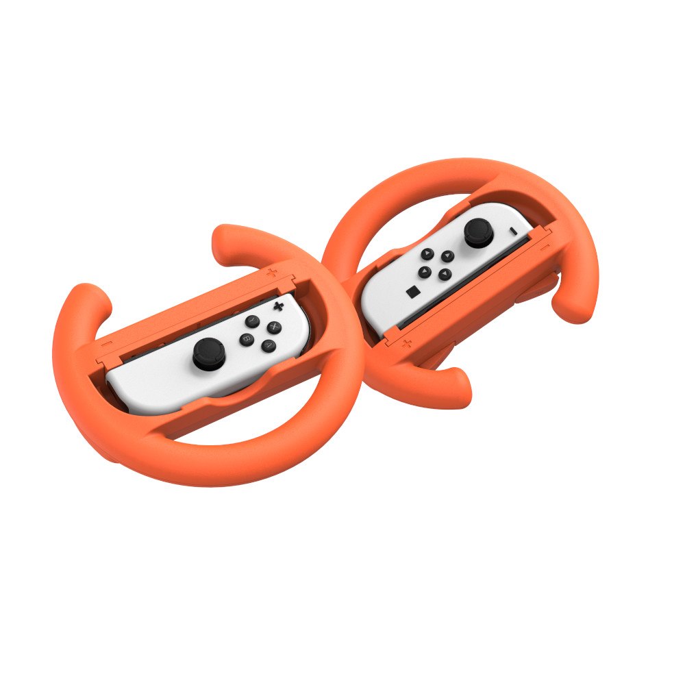 YAXO Uchwyt do Joy-Con WHEELS SET do NS/NS2 Inferno Orange&Hydro Blue
