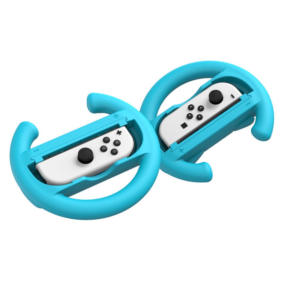 YAXO Uchwyt do Joy-Con WHEELS SET do NS/NS2 Inferno Orange&Hydro Blue