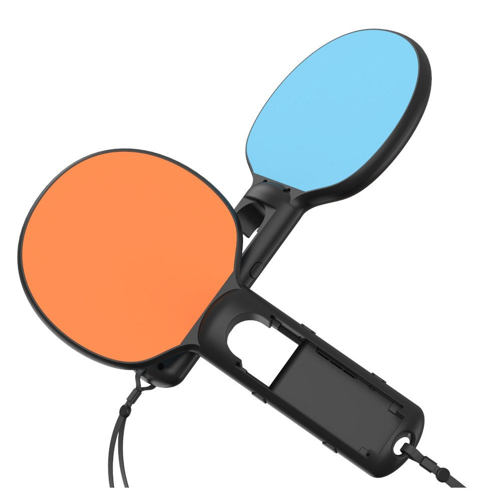 YAXO Uchwyt do Joy-Con TENNIS SET do NS/NS2 Inferno Orange&Hydro Blue