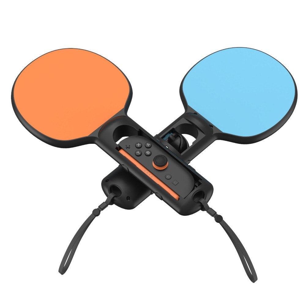 YAXO Uchwyt do Joy-Con TENNIS SET do NS/NS2 Inferno Orange&Hydro Blue