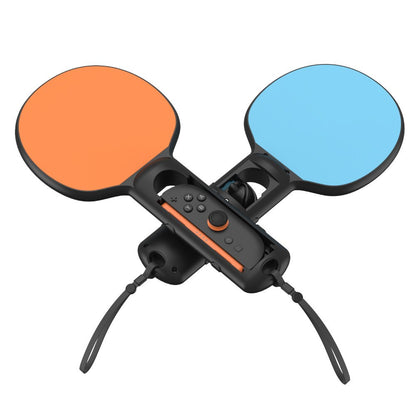 YAXO Uchwyt do Joy-Con TENNIS SET do NS/NS2 Inferno Orange&Hydro Blue