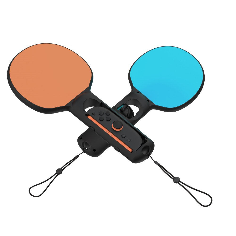 YAXO Uchwyt do Joy-Con TENNIS SET do NS/NS2 Inferno Orange&Hydro Blue