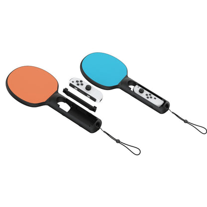 YAXO Uchwyt do Joy-Con TENNIS SET do NS/NS2 Inferno Orange&Hydro Blue