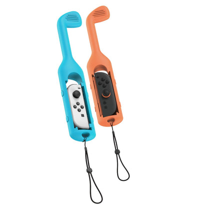 YAXO Uchwyt do Joy-Con GOLF SET do NS/NS2 Inferno Orange&Hydro Blue