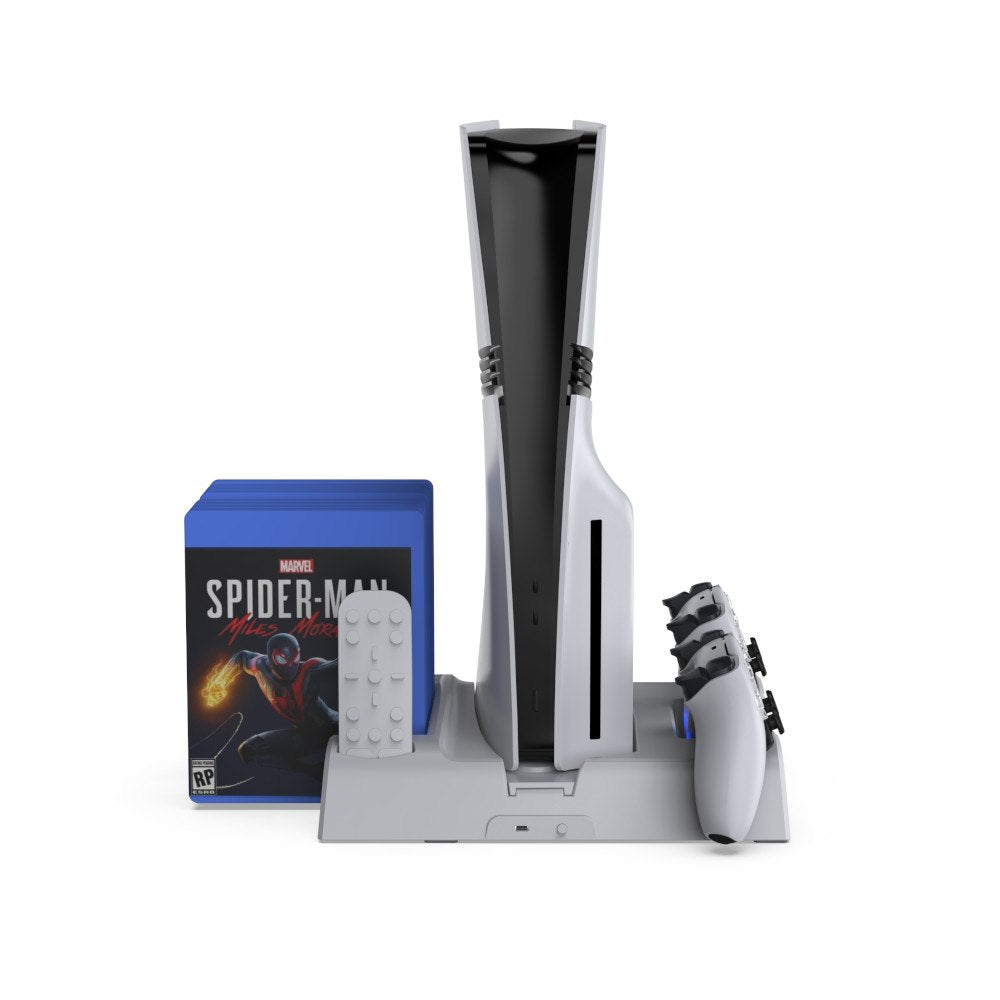 YAXO Podstawka chłodząca i ładująca ARCTIC BREEZE NE do PS5/PS5 Slim/PS5 Pro Alpine White