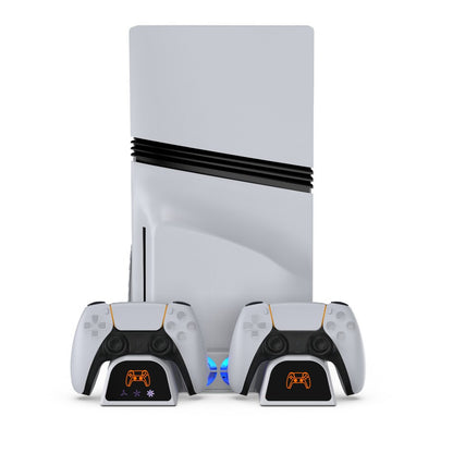 YAXO Podstawka chłodząca i ładująca ARCTIC BREEZE NE do PS5/PS5 Slim/PS5 Pro Alpine White