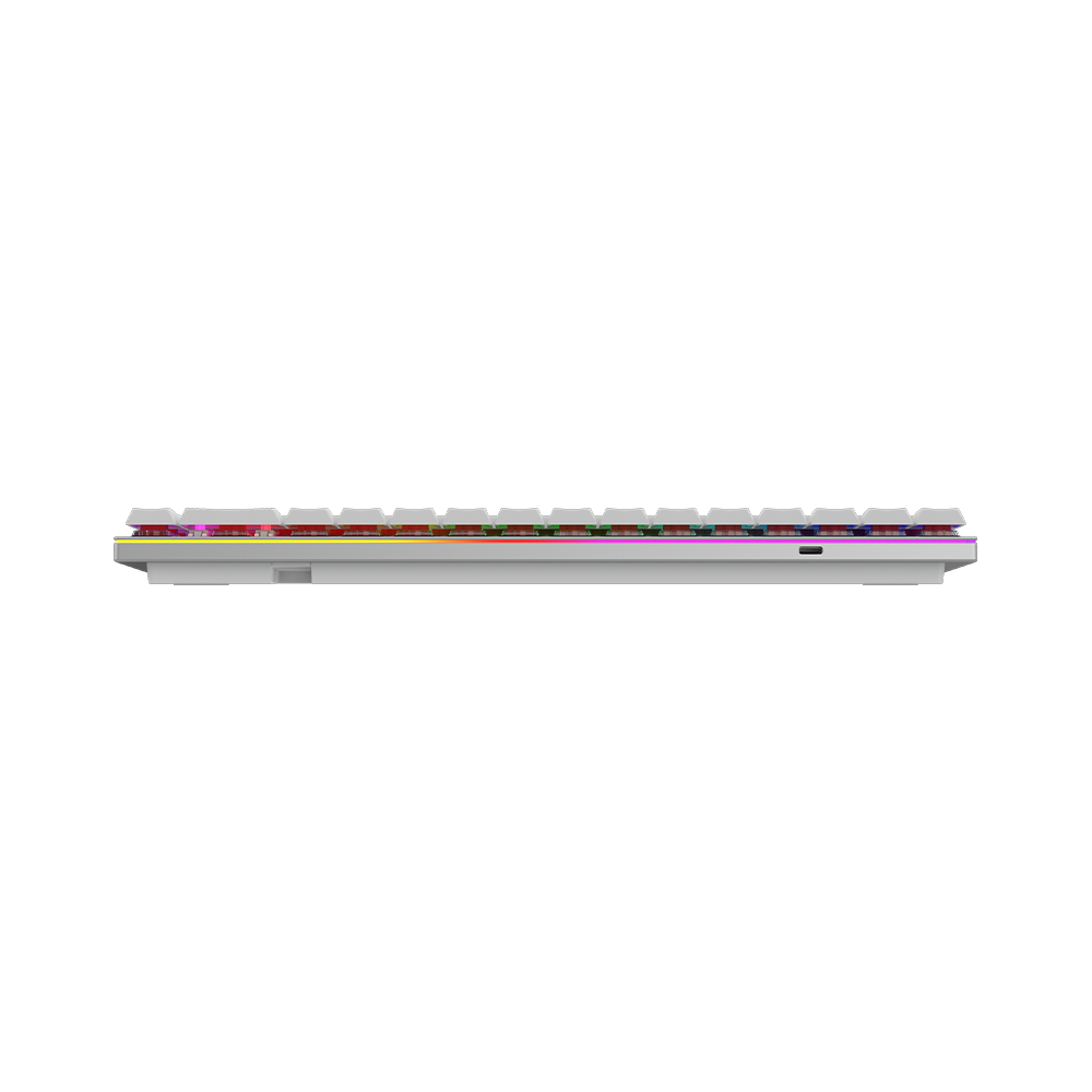 AQIRYS Klawiatura mechaniczna 65%/68 klawiszy Dual Mode: Wirelles&BT+Wired AGENA white