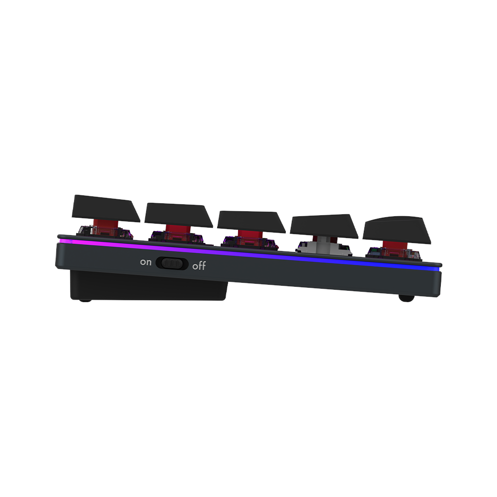 AQIRYS Klawiatura mechaniczna 65%/68 klawiszy Dual Mode: Wirelles&BT+Wired AGENA black