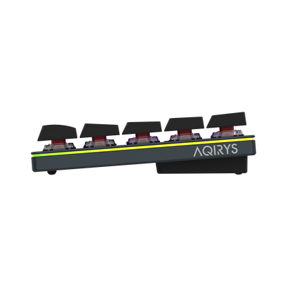 AQIRYS Klawiatura mechaniczna 65%/68 klawiszy Dual Mode: Wirelles&BT+Wired AGENA black