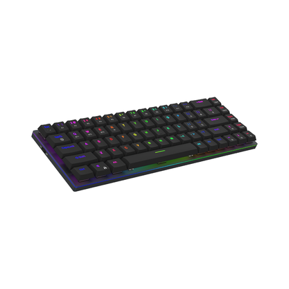 AQIRYS Klawiatura mechaniczna 65%/68 klawiszy Dual Mode: Wirelles&BT+Wired AGENA black