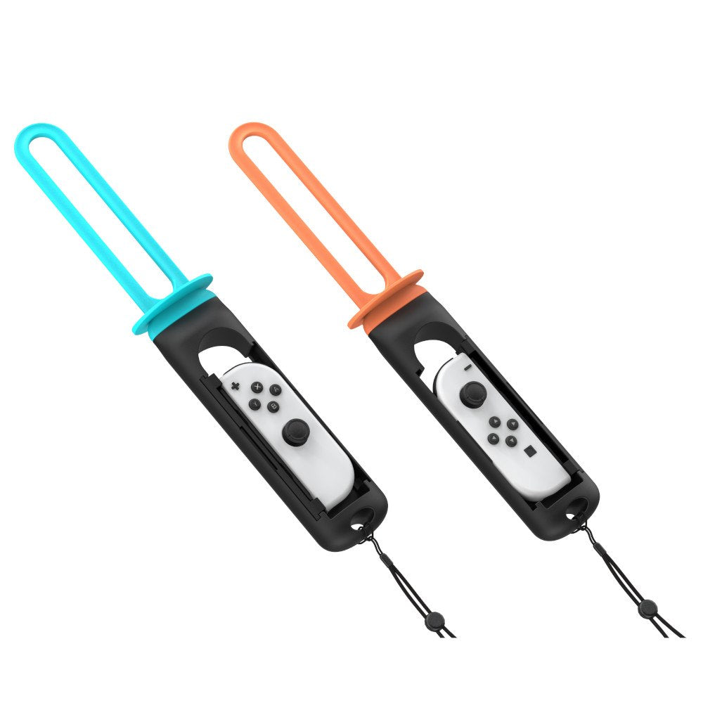YAXO Uchwyt do Joy-Con SWORD SET do NS/NS2 Inferno Orange&Hydro Blue