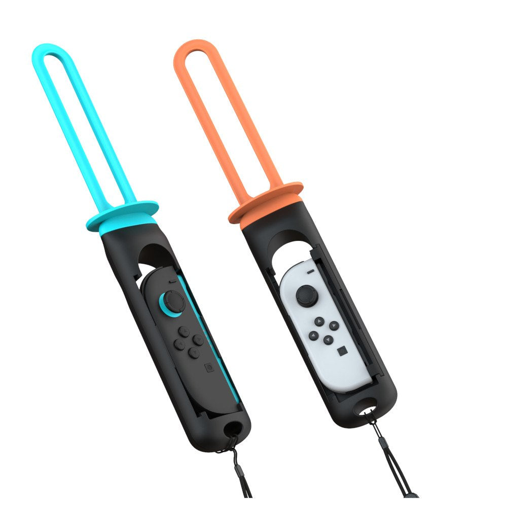 YAXO Uchwyt do Joy-Con SWORD SET do NS/NS2 Inferno Orange&Hydro Blue