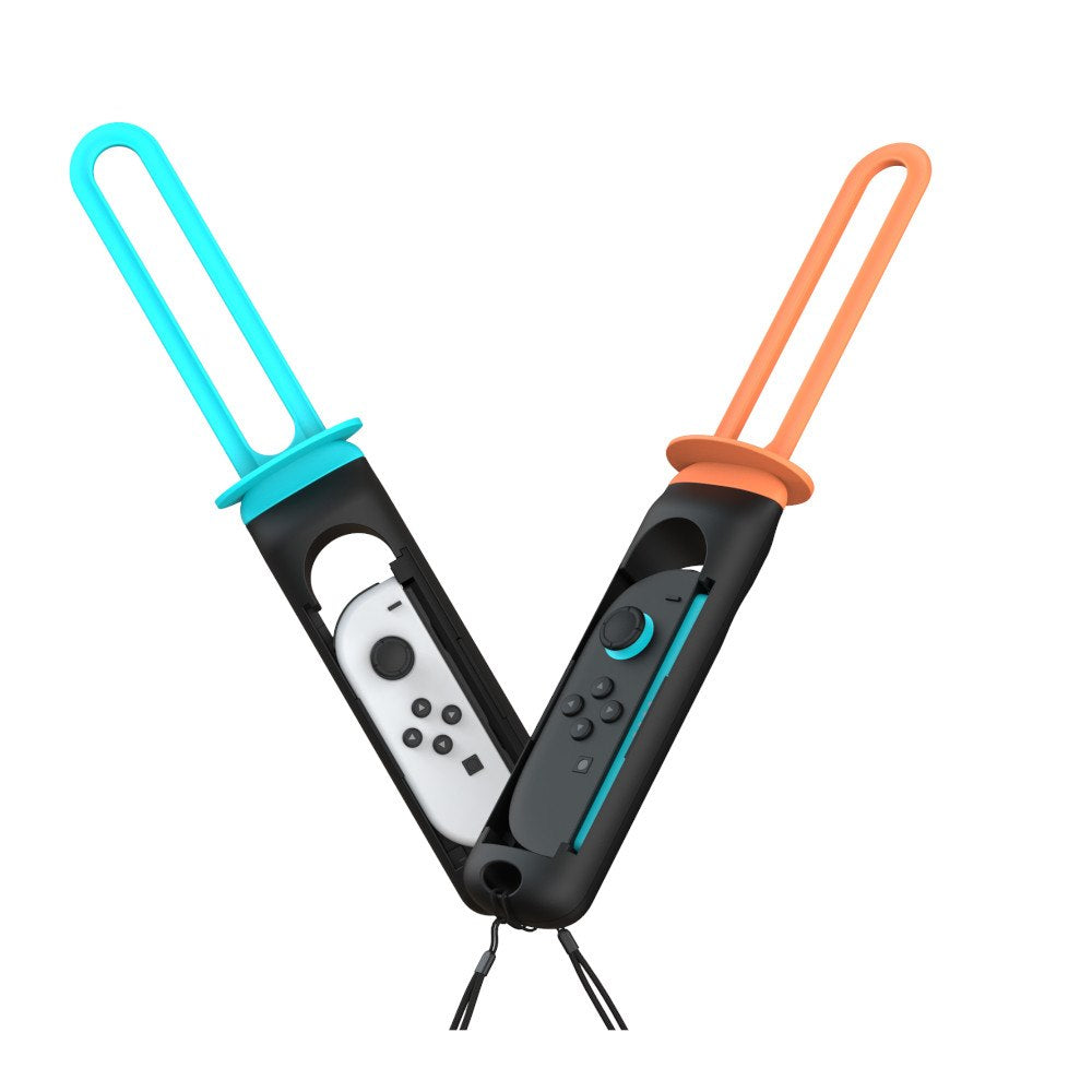 YAXO Uchwyt do Joy-Con SWORD SET do NS/NS2 Inferno Orange&Hydro Blue