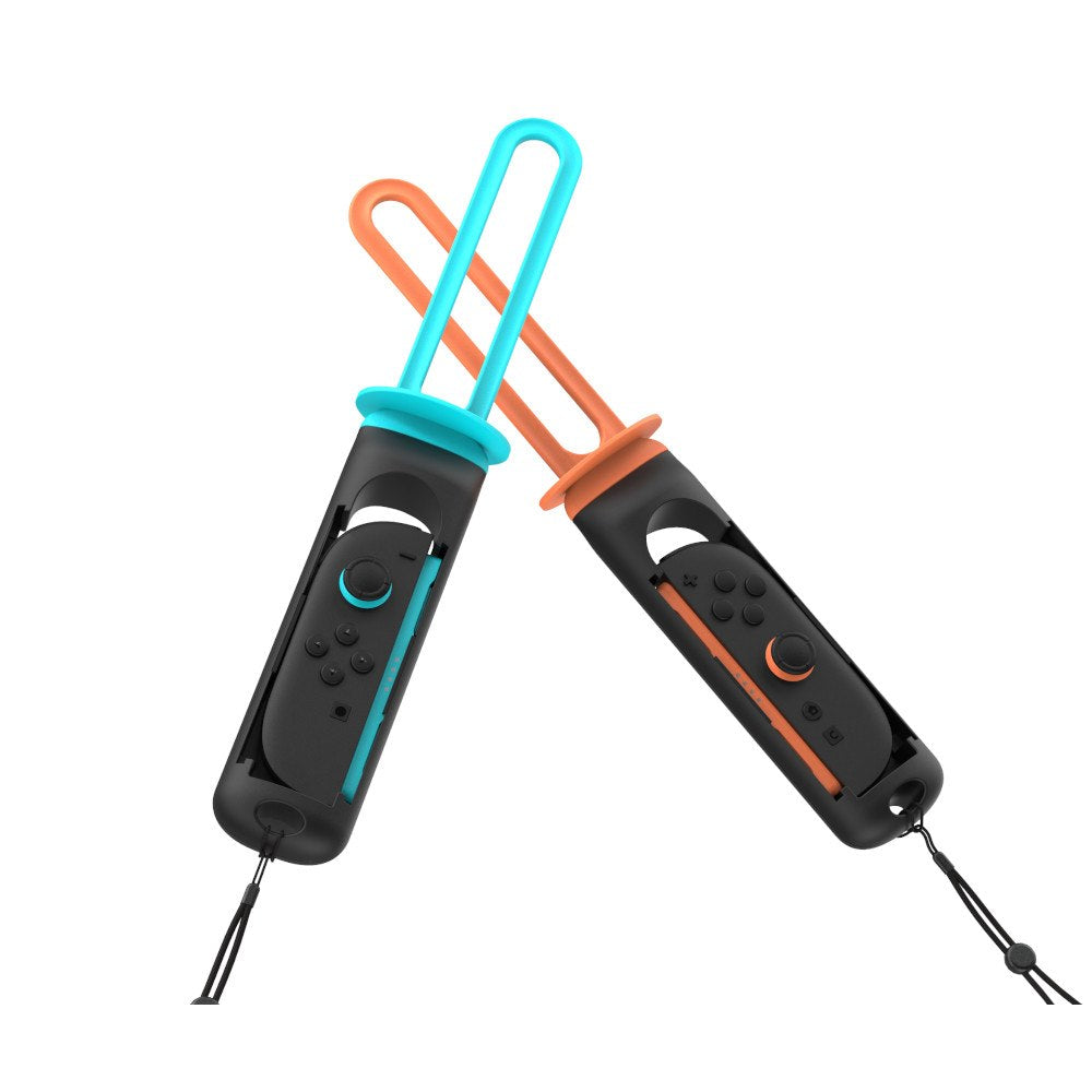 YAXO Uchwyt do Joy-Con SWORD SET do NS/NS2 Inferno Orange&Hydro Blue