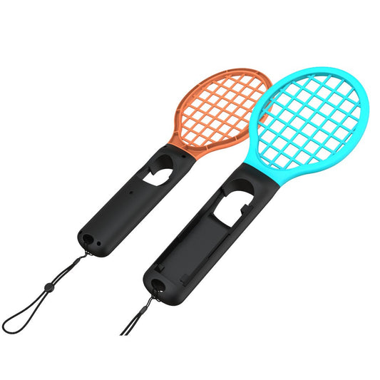 YAXO Joy-Con TENNIS PRO SET Grip for NS/NS2 Inferno Orange&Hydro Blue