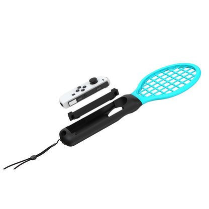 YAXO Uchwyt do Joy-Con TENNIS PRO SET do NS/NS2 Inferno Orange&Hydro Blue